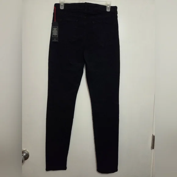 Cookie Johnson Black Sequin Women's Jeans 28 NWT - Picture 7 of 11